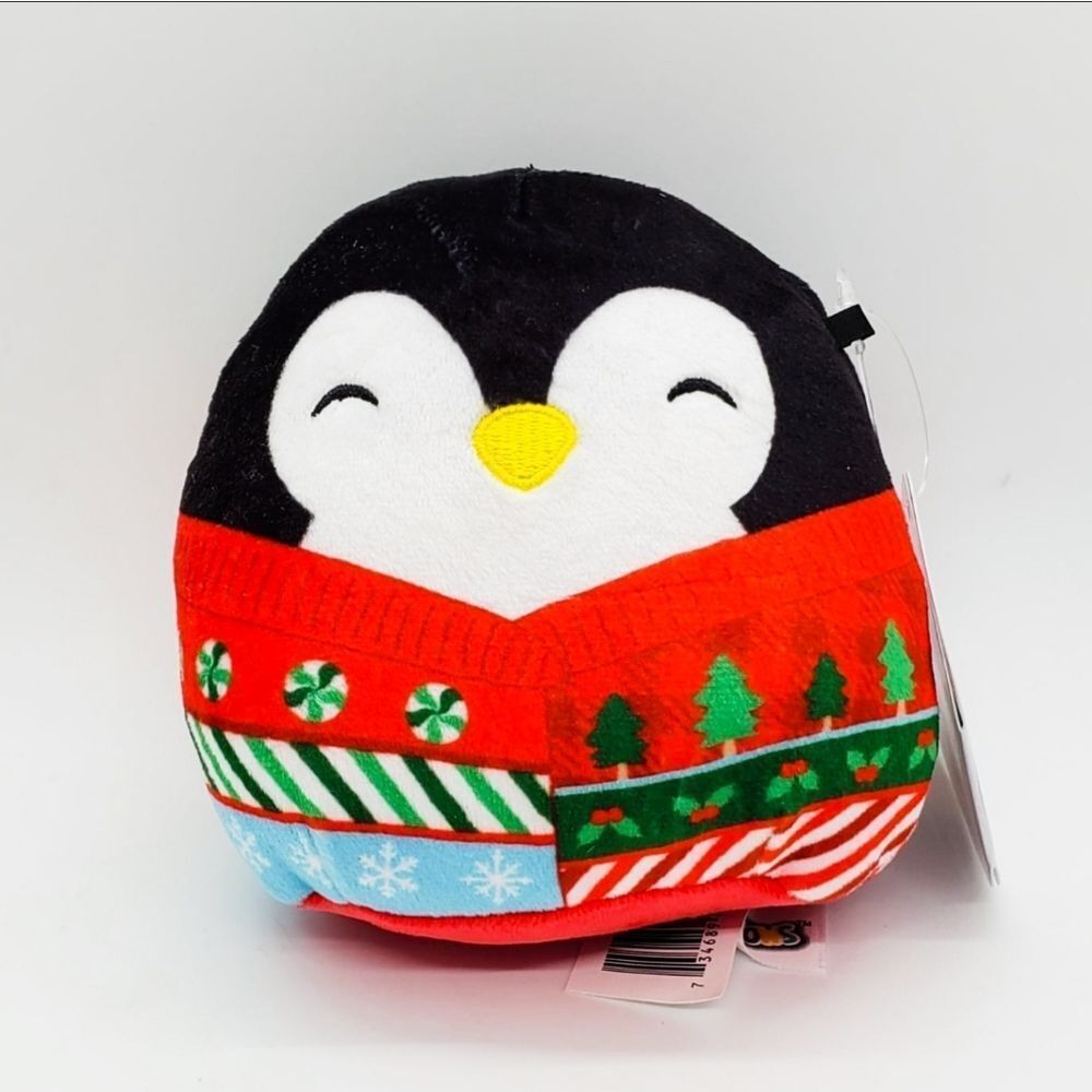 Squishmallow Luna the Penguin Christmas Holiday
